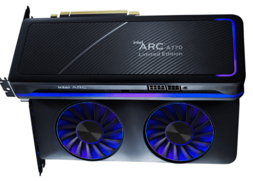 Фото видеокарты Arc A770