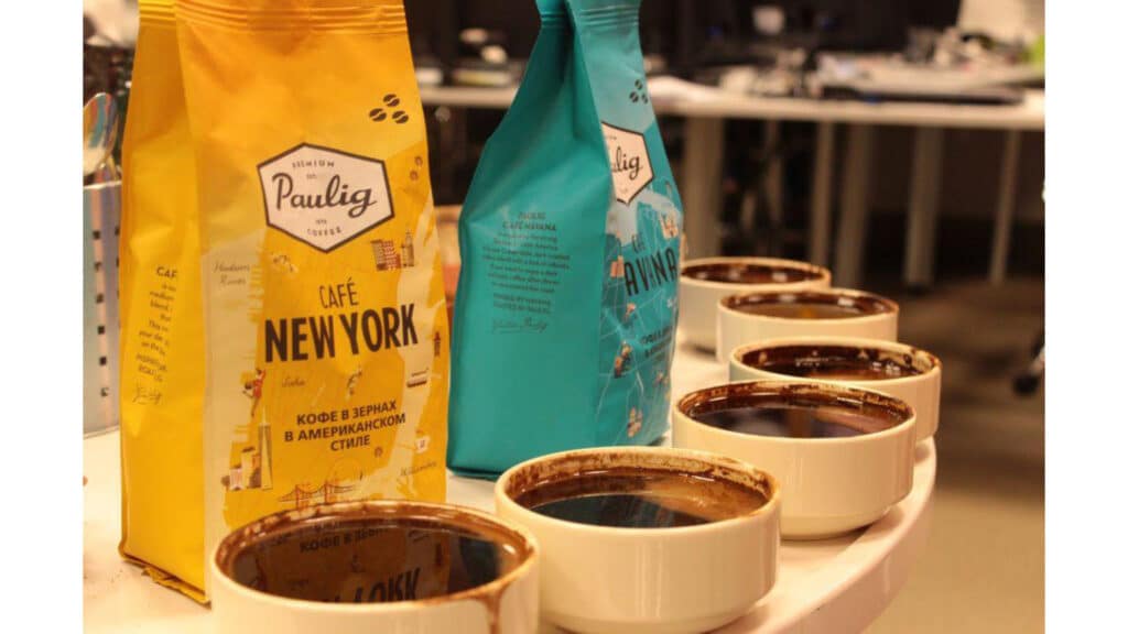 Фото зернового кофе Paulig Arabica