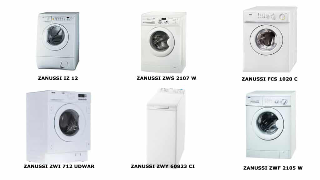 Фото стиральных машин Zanussi