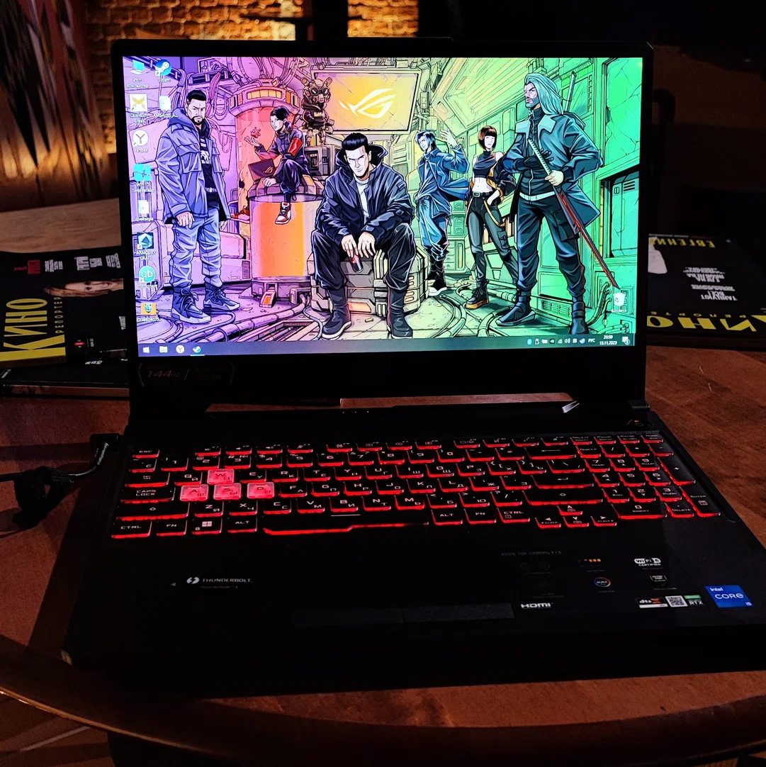 Фото ноутбука Asus TUF Gaming F15 FX506HE