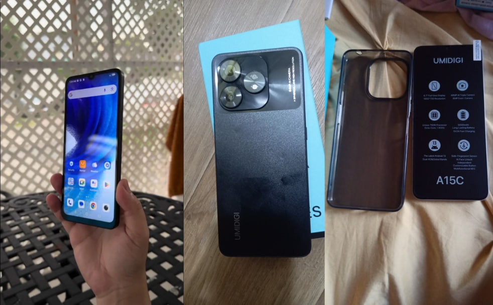 Фото китайского телефона UMIDIGI A15C