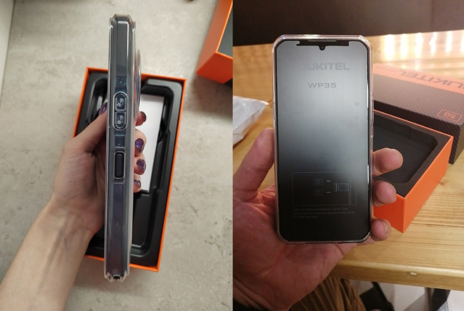 Фото китайского телефона Oukitel WP35