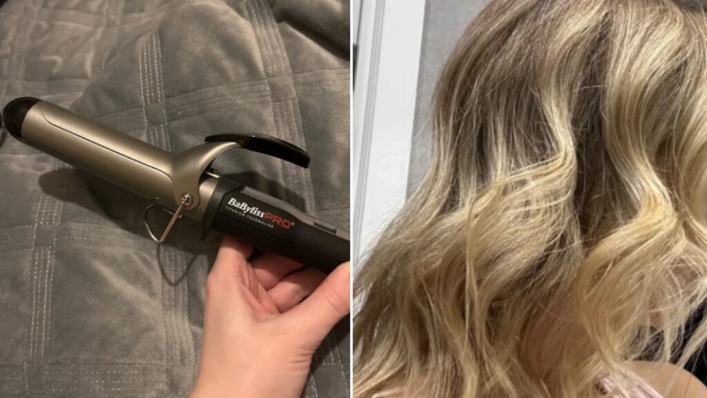 Фото плойки BaByliss PRO Titanium Tourmaline BAB2274TTE и результат