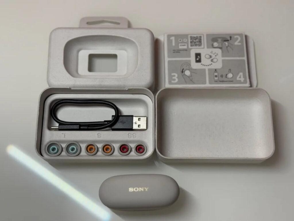 Фото беспроводных TWS-наушников Sony WF-1000XM5 